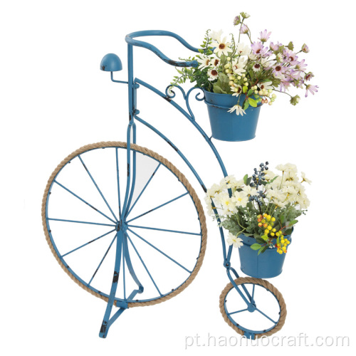 Jardinagem de decoração de modelo de bicicleta de arte criativa de ferro